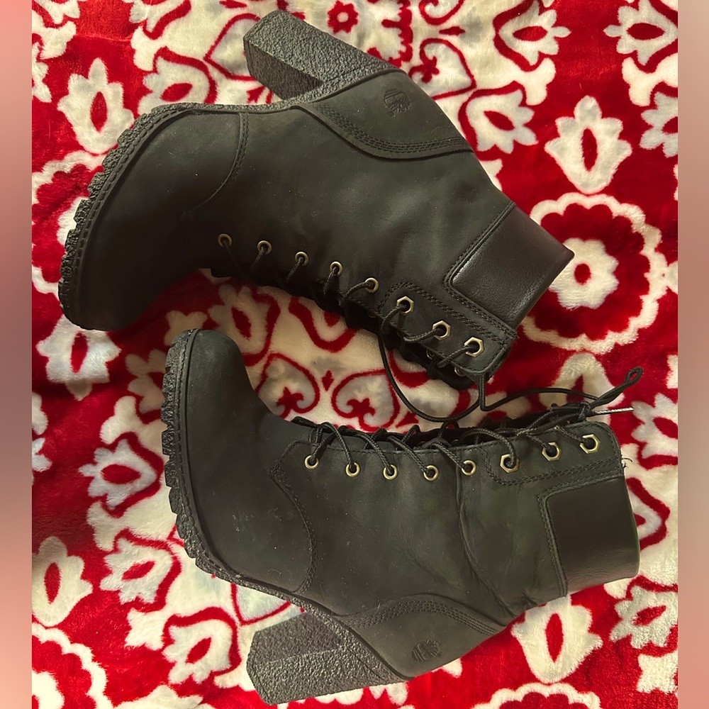 Timberland black ankle boots